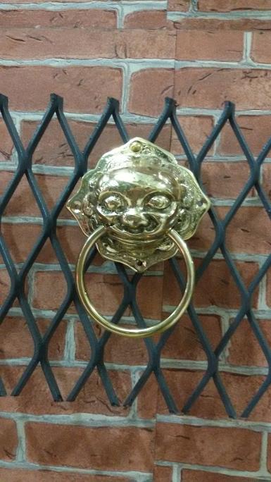 Lion Brass Handle Code P.136D L_110mm W_90mm