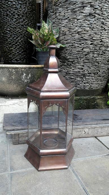 Morocco Lamp brass Item Code MRC18V size high 60 cm. wide 30 cm.