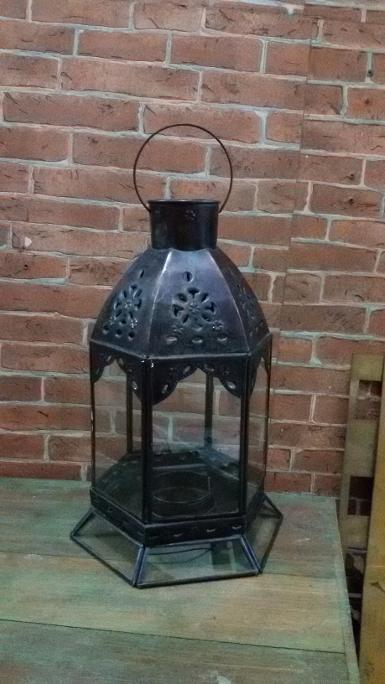 Morocco Lamp brass Code MRC18S size high 30 cm.