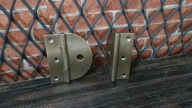 Brass Hinge Item code ELSH01 size 70 x 75 mm.