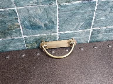 ฺBrass pull handle Item Code A20A5 size long 126 mm.wide 37 mm.wide include handle61mm