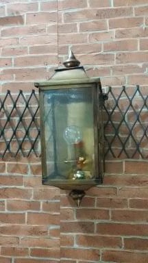 Wall lamp brass Code ELS07D size long 40 cm wide 13 cm. deep 13 cm.