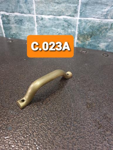 ฺBrass handle Item Code C023A size wide 12 mm. L: 100 mm. Thickness 4 mm.